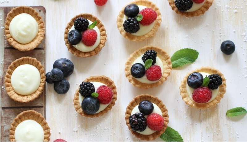 PACK X12 MOLDE MINI TARTALETA TARTA MOLDES REPOSTERIA 4,5CM - 3