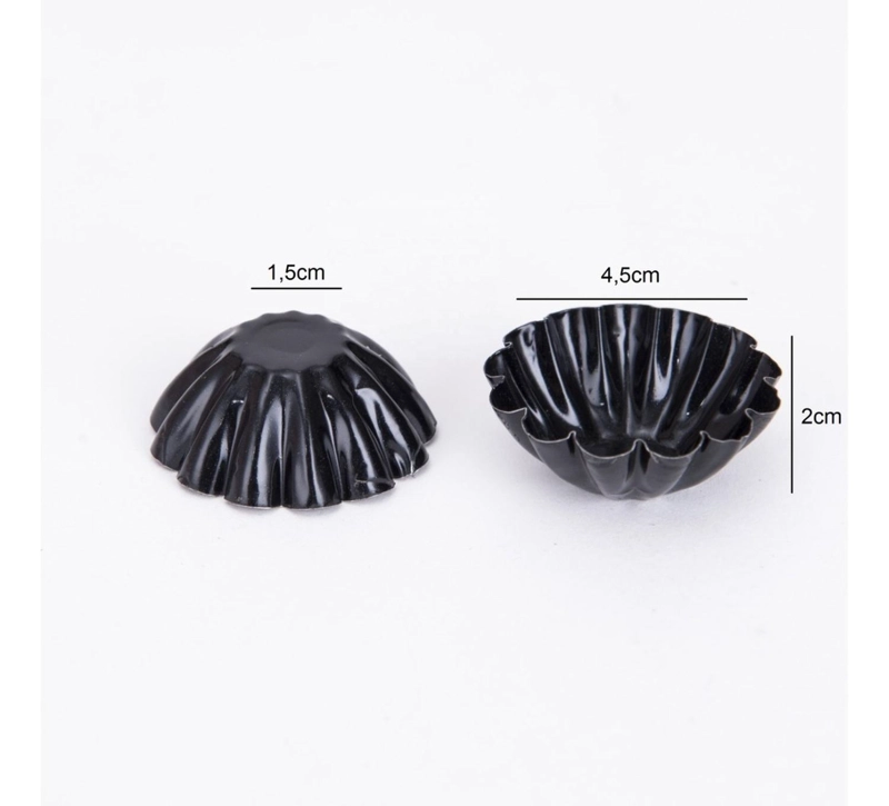 PACK X12 MOLDE MINI TARTALETA TARTA MOLDES REPOSTERIA 4,5CM - 4