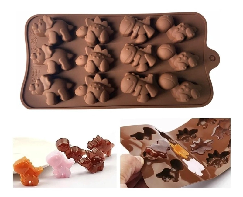 MOLDES DE CHOCOLATE DINO MOLDE CHOCOLATE DINOSAURIO - 1