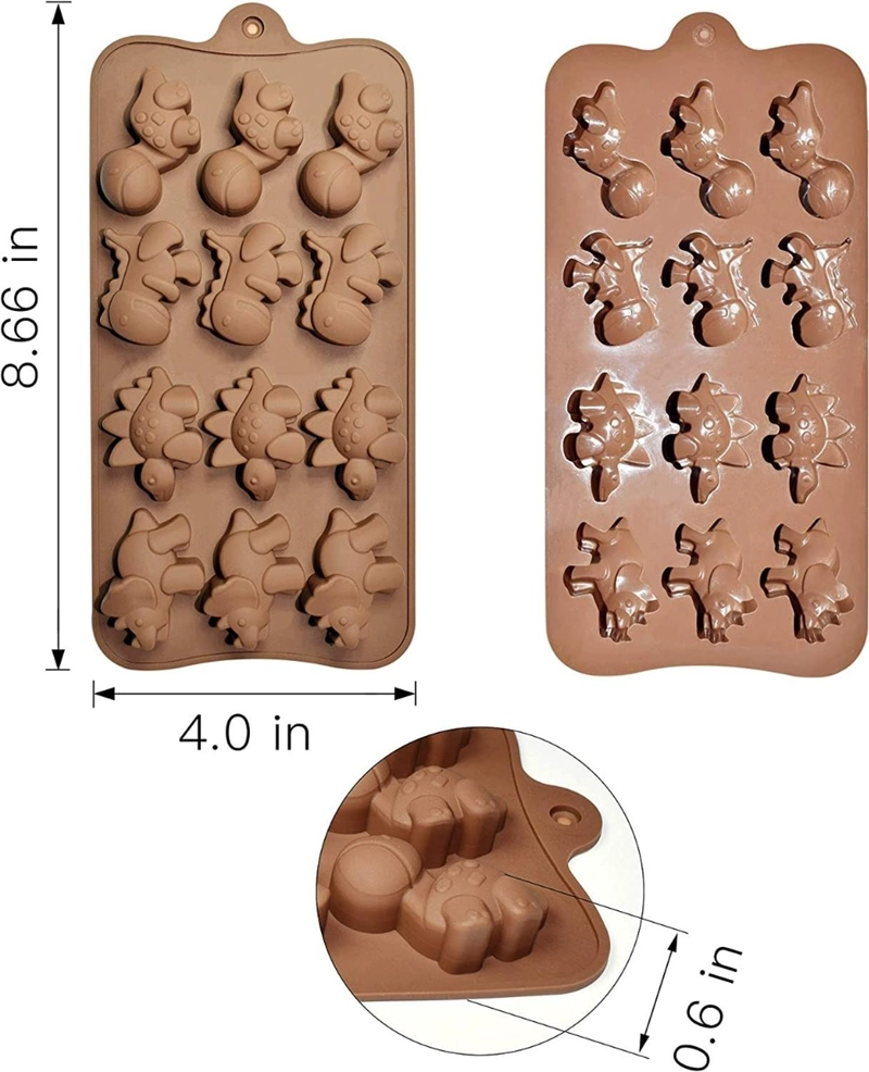 MOLDES DE CHOCOLATE DINO MOLDE CHOCOLATE DINOSAURIO - 2