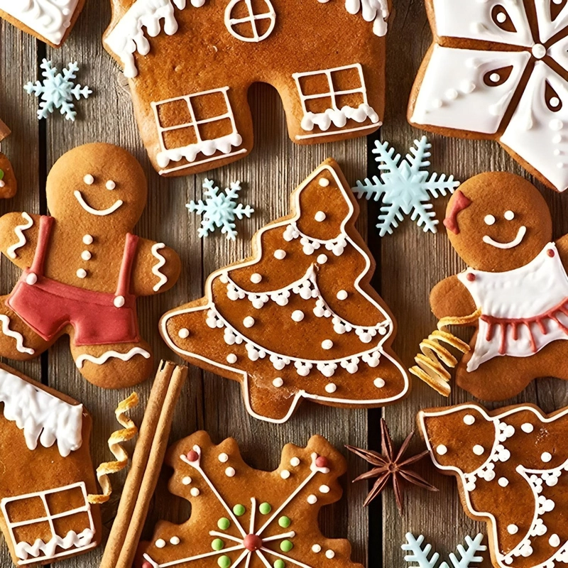 10 CORTADORES DE GALLETAS NAVIDAD CORTADOR GALLETAS NAVIDAD - 2