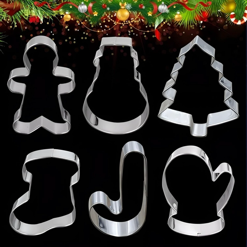 10 CORTADORES DE GALLETAS NAVIDAD CORTADOR GALLETAS NAVIDAD - 6