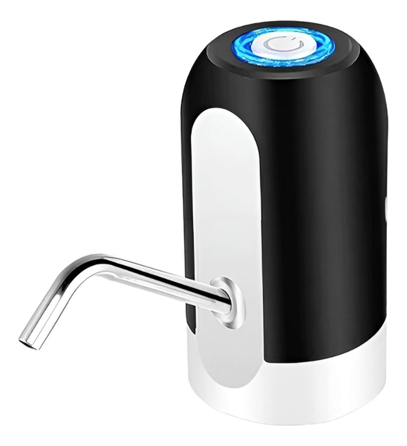 BOMBA DISPENSADOR USB AGUA ELECTRONICO RECARGABLE BOTELLON BLANCO - 1