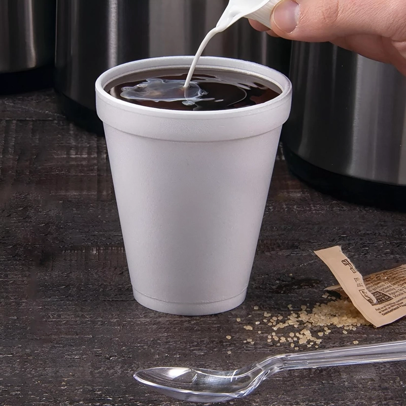 50 VASOS DESECHABLES PLUMAVIT TERMICO VASO CAFE 10OZ 296ML BLANCO 8983 - 9