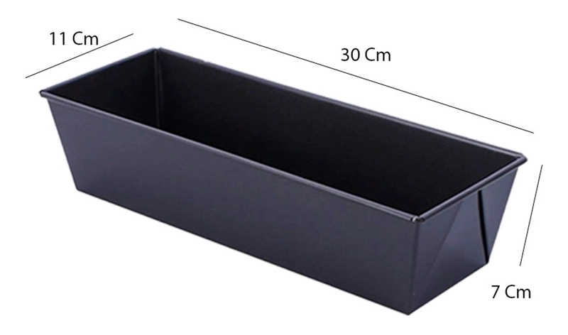 MOLDE PAN MOLDE PARA PAN DE MOLDE RECTANGULAR QUEQUE 30CM - 2