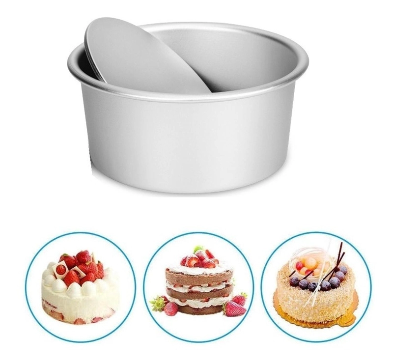 MOLDE DE ALUMINIO PARA TORTAS MOLDE DESMONTABLE QUEQUE 18CM - 1