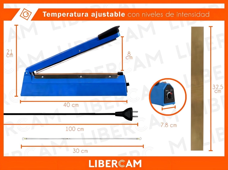 SELLADOR DE BOLSA SELLADORA MAQUINA SELLADORA SELLADORA 30CM - 2