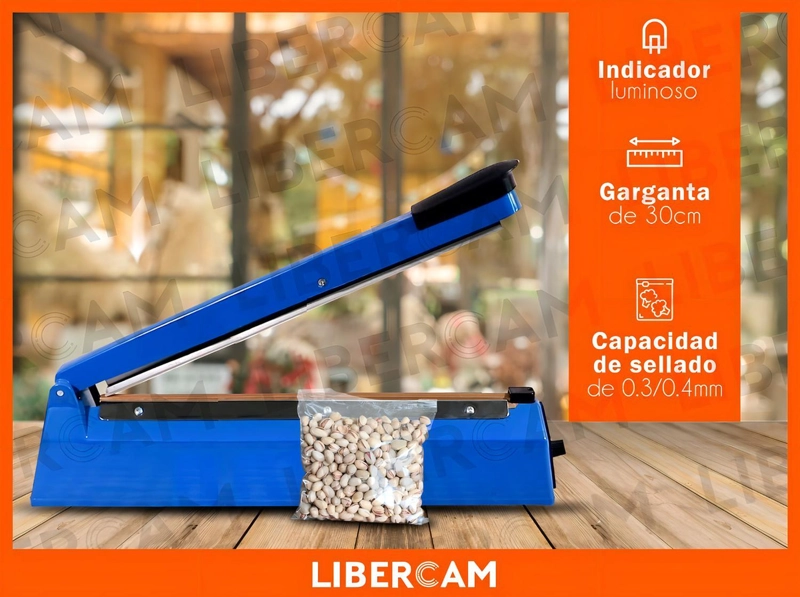 SELLADOR DE BOLSA SELLADORA MAQUINA SELLADORA SELLADORA 30CM - 6