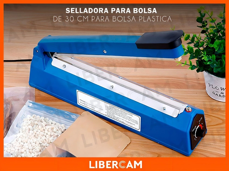 SELLADOR DE BOLSA SELLADORA MAQUINA SELLADORA SELLADORA 30CM - 7