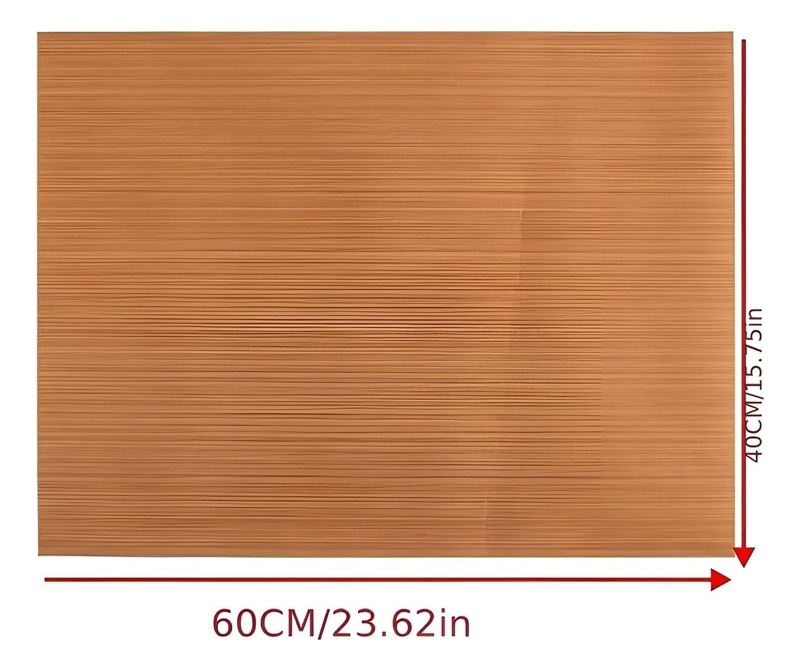 LAMINA TEFLON HORNO LAMINA ANTIADHERENTE TEFLON MAT 60X40CM MARRON - 3