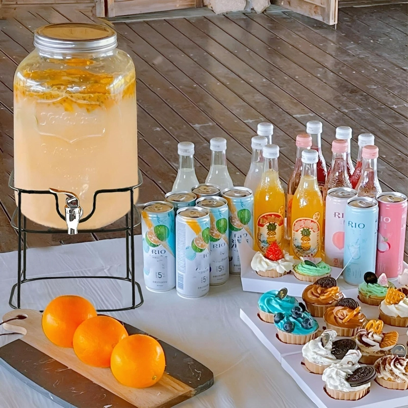DISPENSADOR DE JUGOS DISPENSADOR BEBIDAS CON ATRIL JARRA 8L - 2