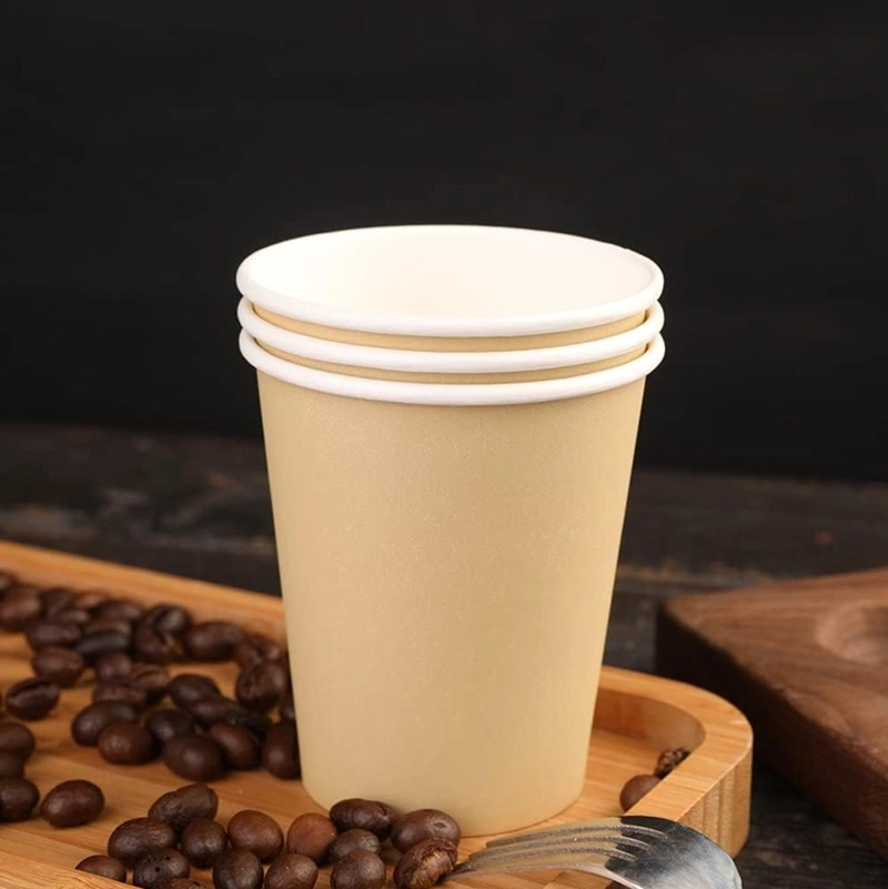 VASO KRAFT VASOS PARA CAFE VASO PAPEL KRAFT C/TAPA 12OZ - 7