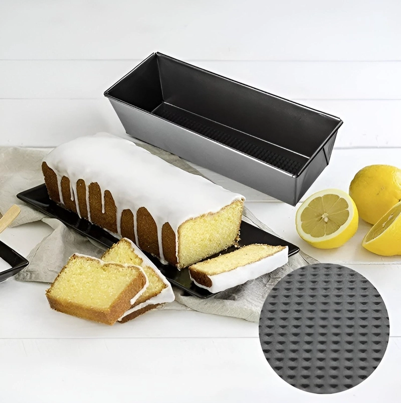 PACK X4 MOLDE PAN MOLDE PARA PAN DE MOLDE RECTANGULAR 35CM GRIS - 5