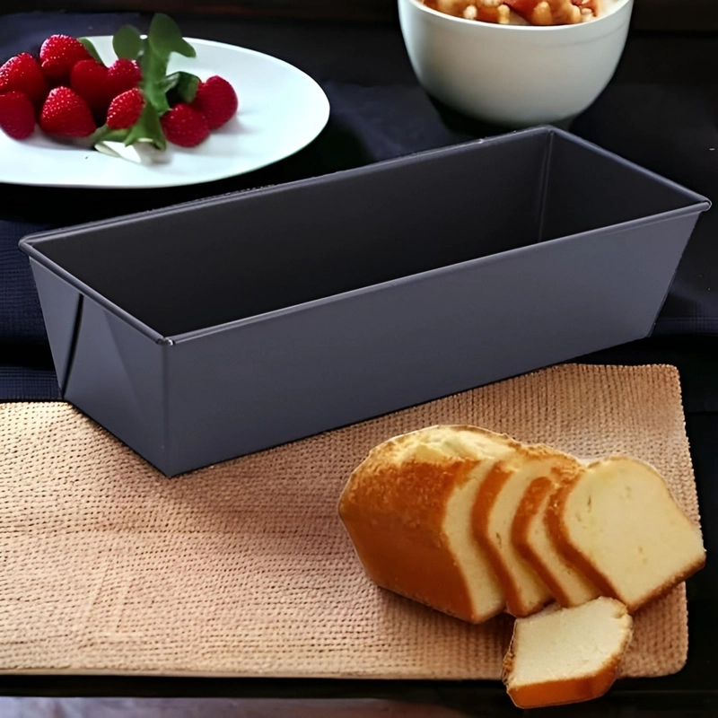 PACK X4 MOLDE PAN MOLDE PARA PAN DE MOLDE RECTANGULAR 35CM GRIS - 9