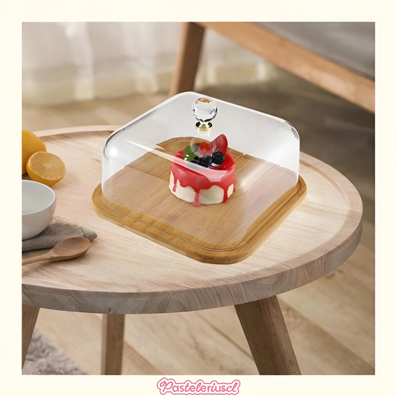 PORTA TORTA PORTA CUPCAKE BASE PARA TORTA 25CM SOPORTE TORTA VITRINA PARA POSTRES - 4
