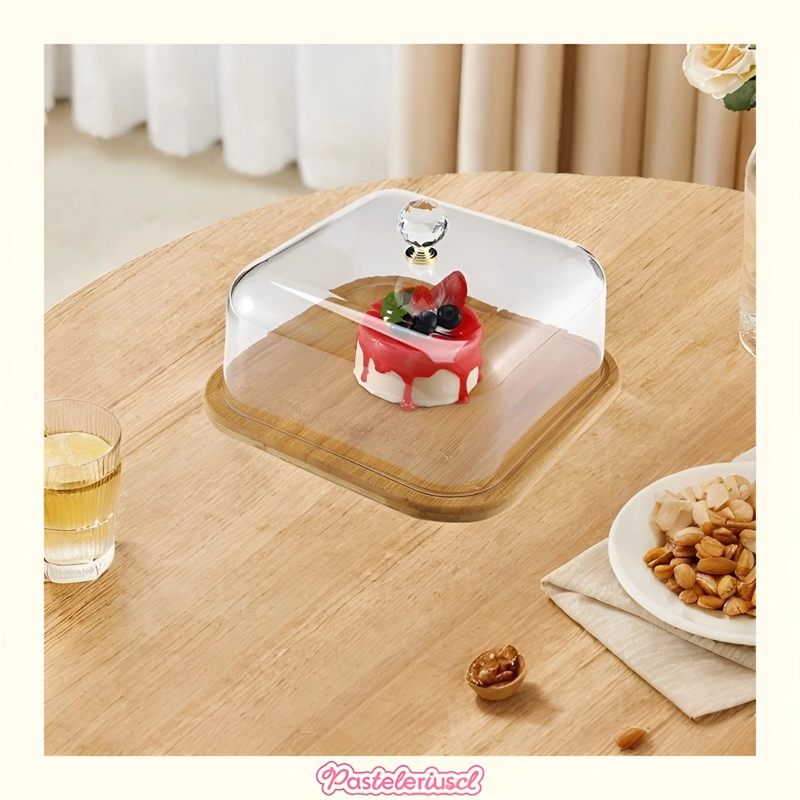 PORTA TORTA PORTA CUPCAKE BASE PARA TORTA 25CM SOPORTE TORTA VITRINA PARA POSTRES - 7
