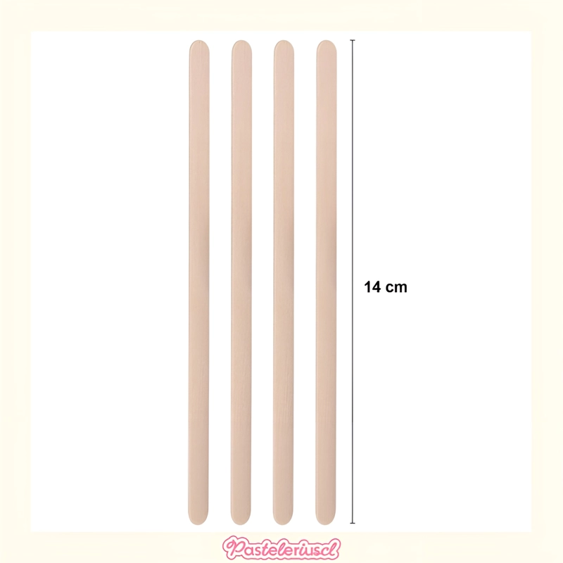 1000 PALITO REVOLVEDOR CAFE AGITADOR DE CAFE  DE MADERA 140MM - 3