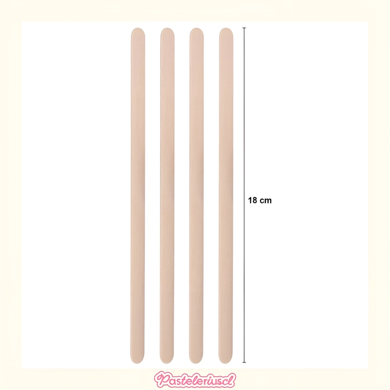 1000 AGITADOR DE CAFE  DE MADERA PALITO REVOLVEDOR CAFE 178MM - 3