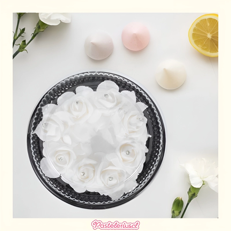X50 BANDEJAS PARA TORTA PORTA CUPCAKE PORTA TORTAS 29X8CM - 8