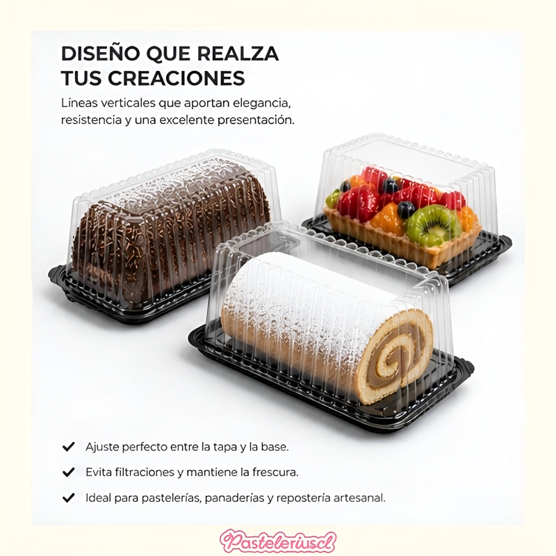 70 BANDEJAS PARA TORTAS PORTA BRAZO DE REINA 28X17X11CM - 4