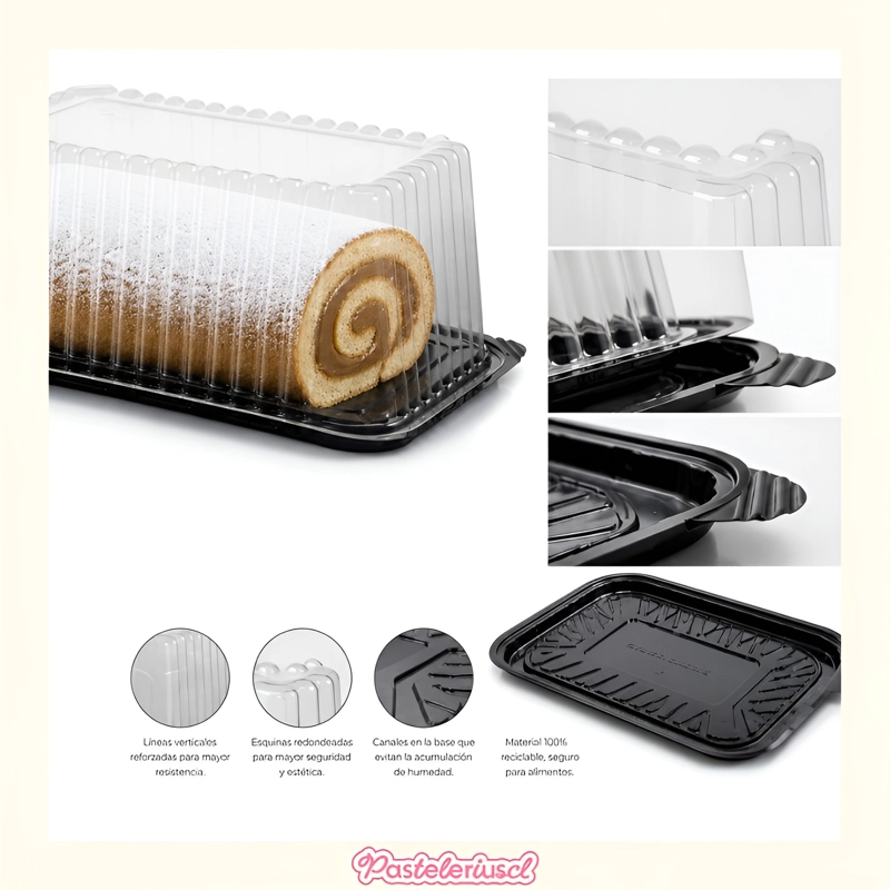 70 BANDEJAS PARA TORTAS PORTA BRAZO DE REINA 28X17X11CM - 6