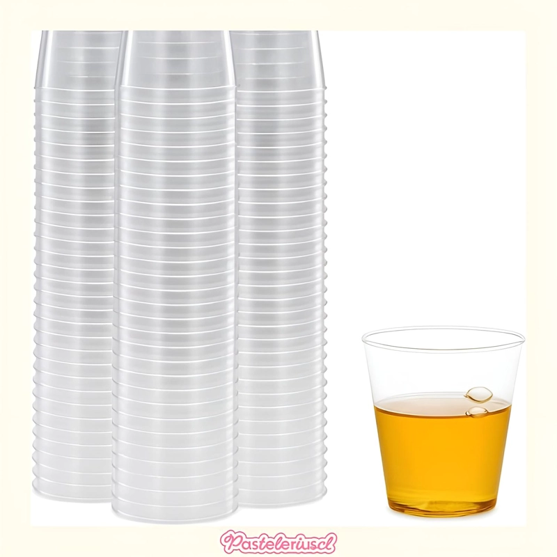 50 VASOS PLASTICOS VASOS POSTRE VASOS ACRILICOS POSTRES 2OZ/60ML - 7