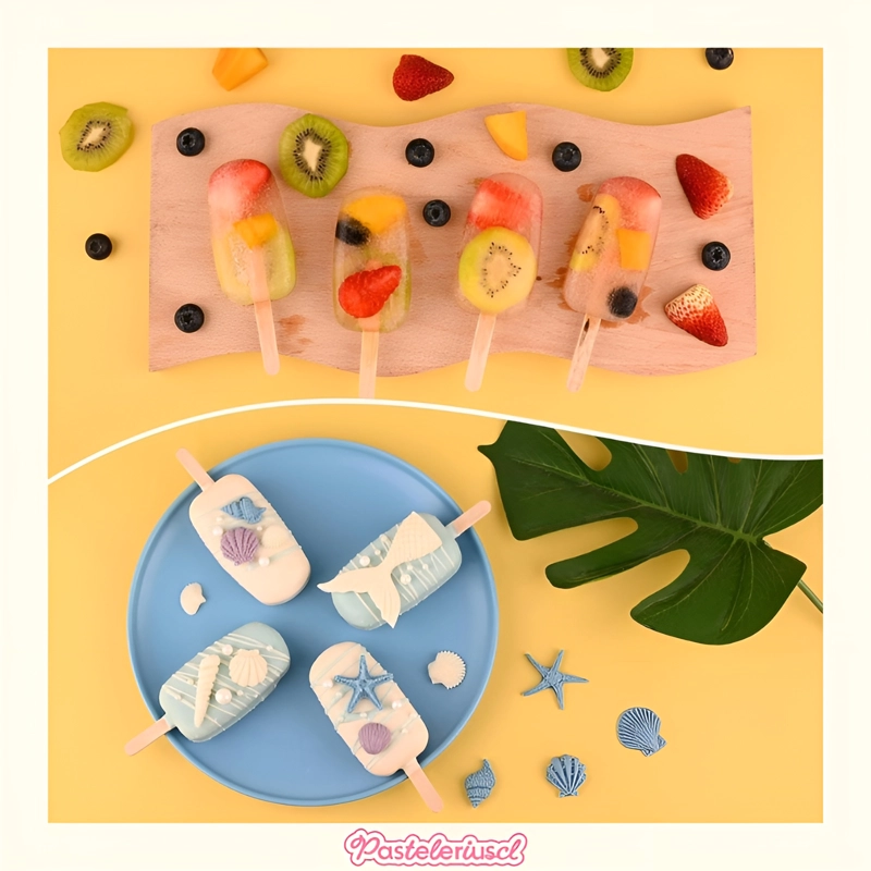 MOLDES DE SILICONA PARA HELADOS MOLDE SILICONA REPOSTERIA HELADO 0417 - 9