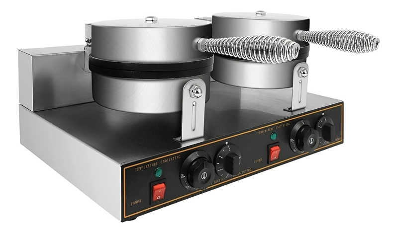 WAFLERA DOBLE MAQUINA PARA WAFFLES WAFLERA GRANDE 2400W - 6