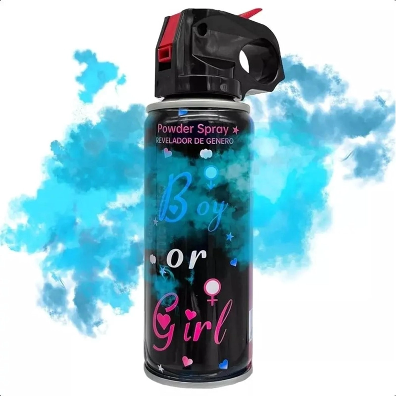 EXTINTOR REVELACION GENERO EXTINTOR HUMO SPRAY COLOR 110GRS - 1