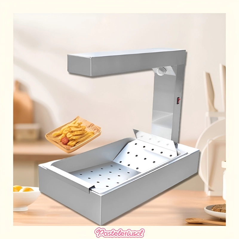 MANTENEDORA DE PAPAS FRITAS CALENTADOR DE LAMPARA DE CALOR DE ALIMENTOS 1000W - 4
