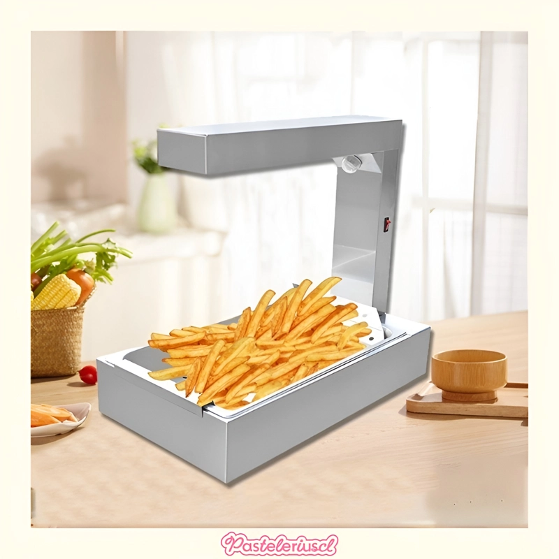 MANTENEDORA DE PAPAS FRITAS CALENTADOR DE LAMPARA DE CALOR DE ALIMENTOS 1000W - 9