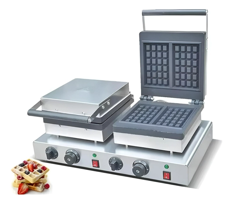 WAFLERA DOBLE WAFLERAS MAQUINA DE WAFFLES WAFLERA INDUSTRIAL - 5