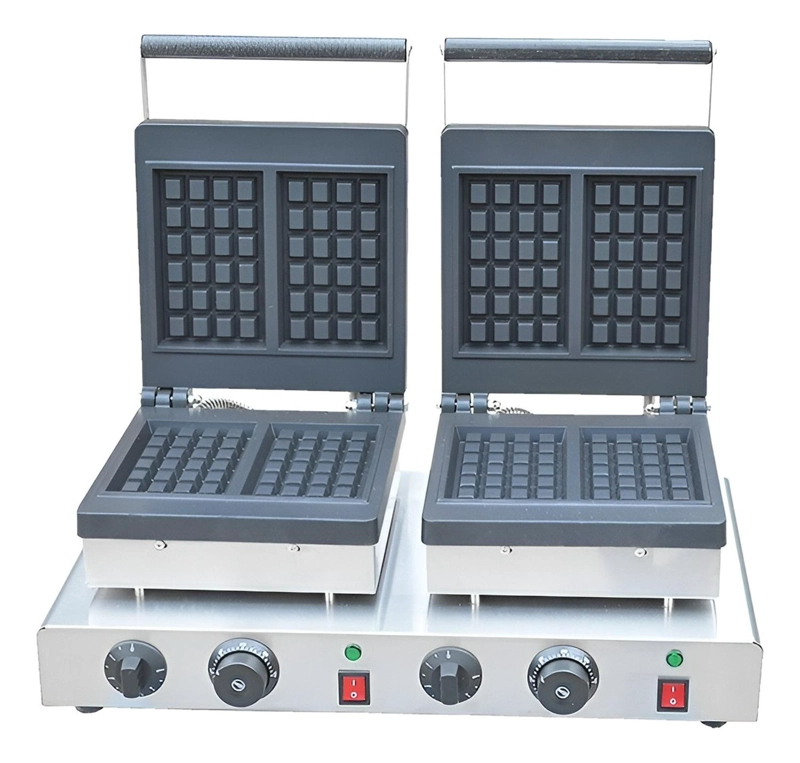 WAFLERA DOBLE WAFLERAS MAQUINA DE WAFFLES WAFLERA INDUSTRIAL - 7