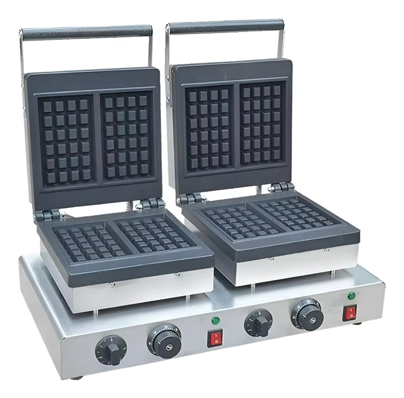 WAFLERA DOBLE WAFLERAS MAQUINA DE WAFFLES WAFLERA INDUSTRIAL - 9