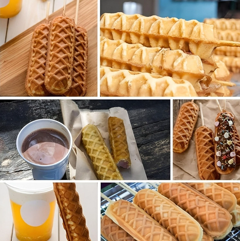 MAQUINA PARA WAFFLES HOT DOG MAKER WAFLERAS CON FORMAS 1550W - 8