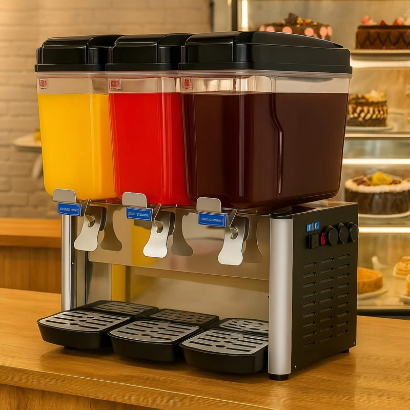 DISPENSADORES DE BEBIDAS FRIAS DISPENSADOR ELECTRICO 3X18L - 6