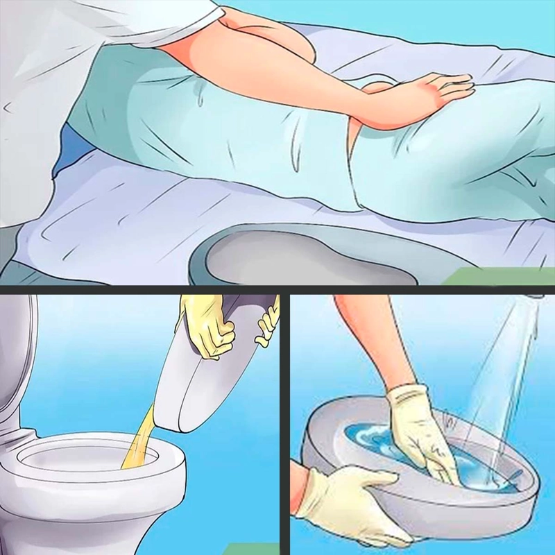 CHATA ALTA ANATÓMICA PORTÁTIL BANDEJA URINARIA UNISEX - 2