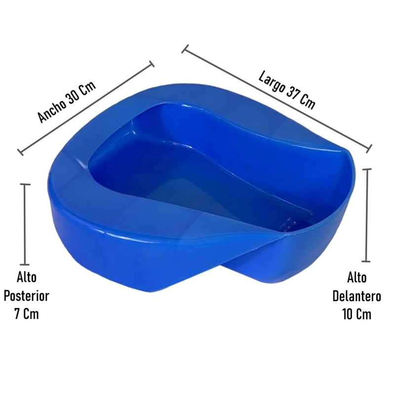 CHATA ALTA ANATÓMICA PORTÁTIL BANDEJA URINARIA UNISEX - 4