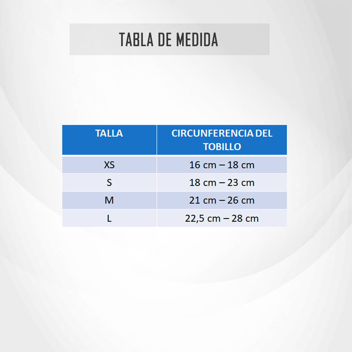 TOBILLERA INMOVILIZADORA TOBILLO CINTA AJUSTABLE - 5