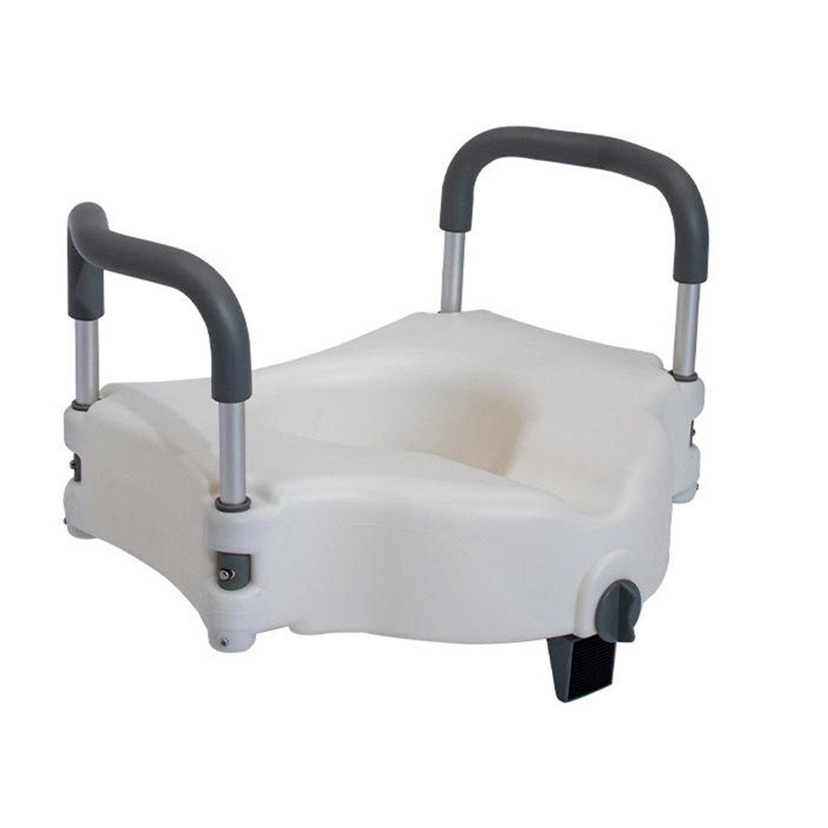 ALZA BAÑO CON APOYA BRAZOS DESMONTABLES PORTÁTIL - 1