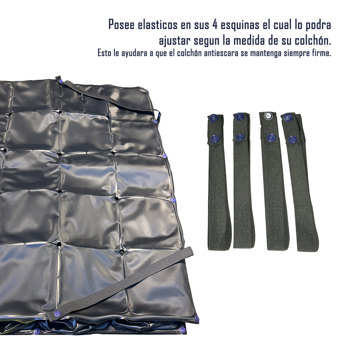 COLCHON ANTIESCARAS 3 SECCIONES INFLABLE DE FLOTACIÓN SECA - 7