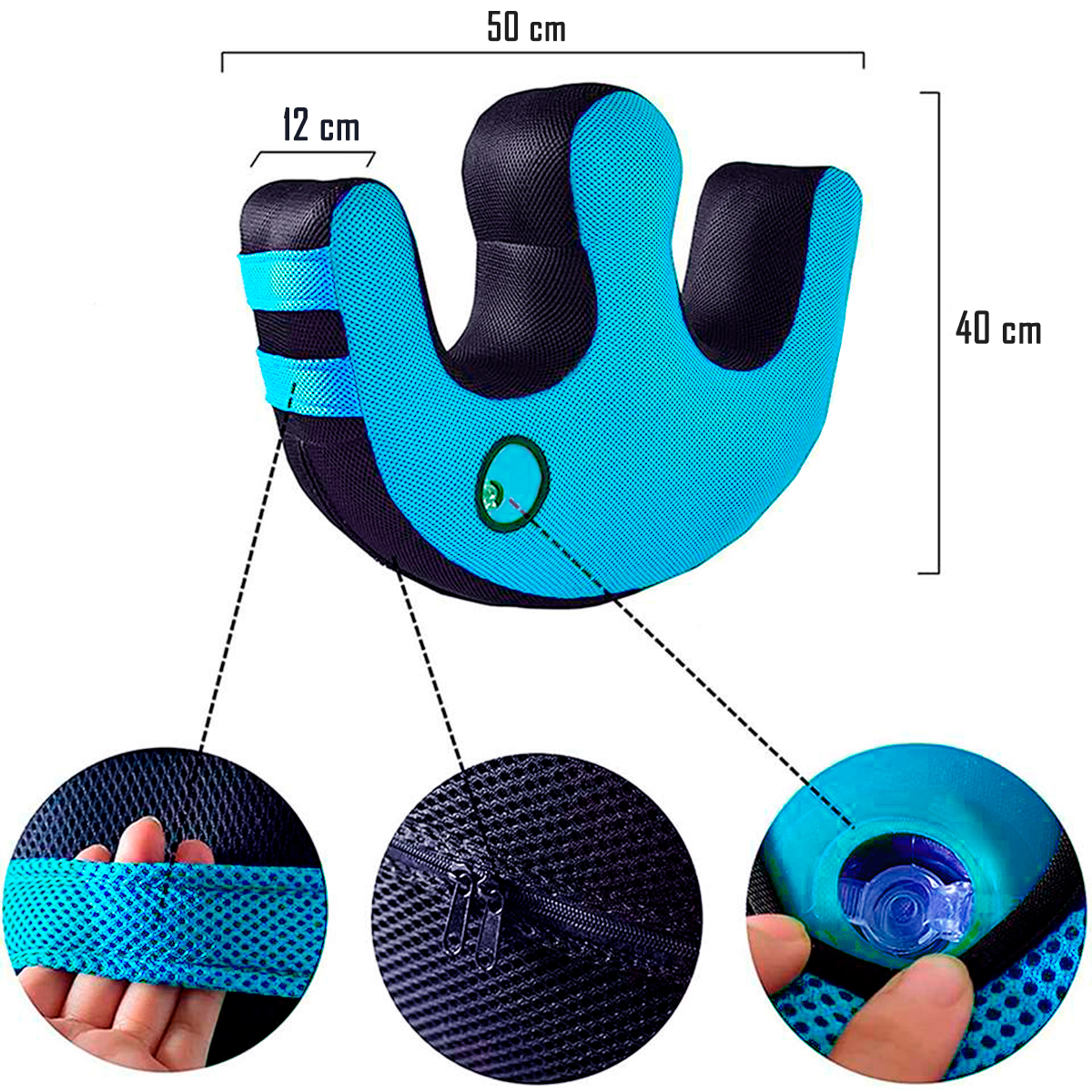 COJÍN INFLABLE ROTACION ORTOPÉDICO PACIENTES Y ENFERMOS - 3