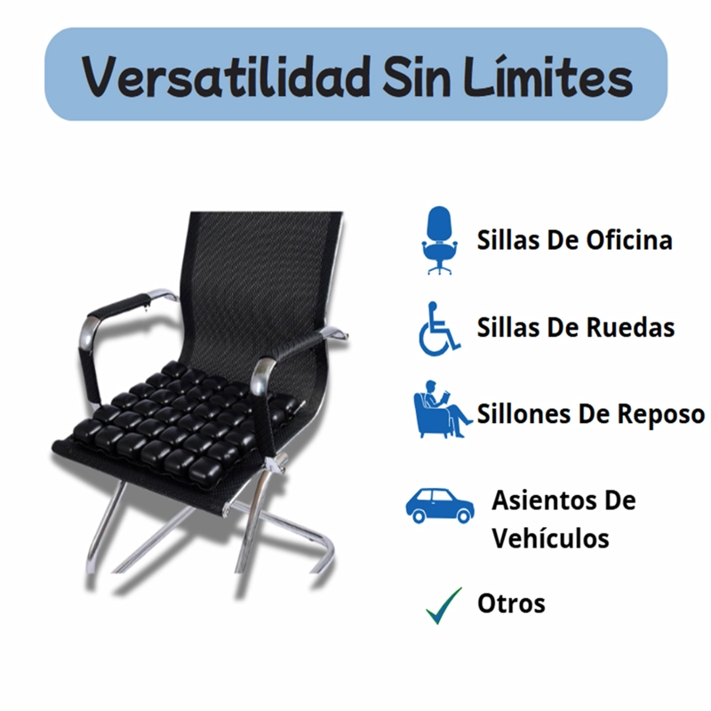 COJIN DE FLOTACION SECA ANTIESCARAS CELDAS DE AIRE CON FUNDA - 5