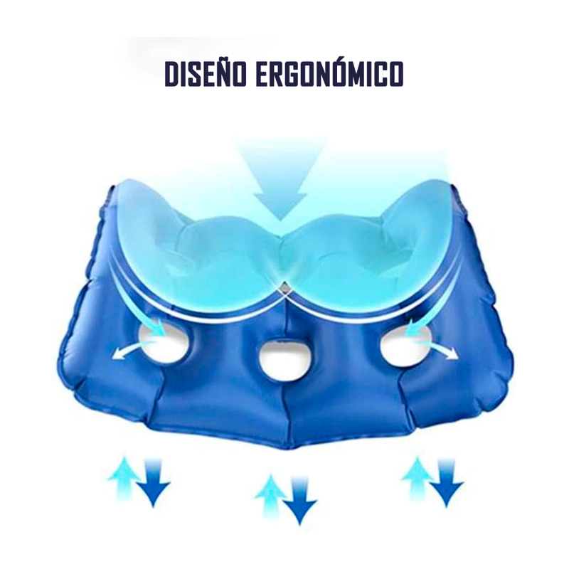 COJIN ANTIESCARAS PARA SILLA DE RUEDAS ORTOPÉDICO INFLABLE - 6
