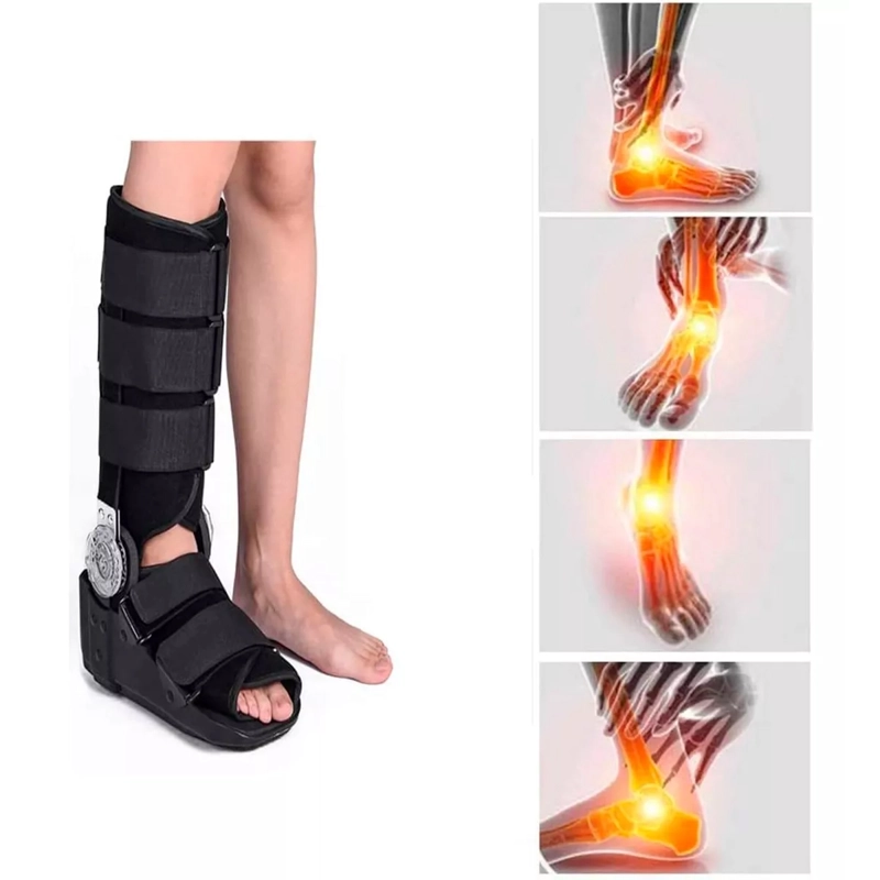 Bota Ortopédica Mecanismo Rom Cam Walker Alta Negra Oneder TALLA S - 3