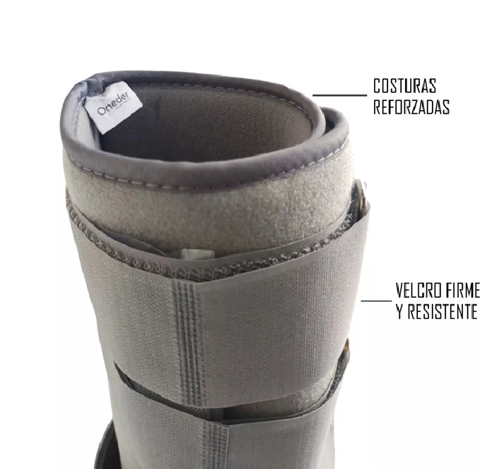 Bota Ortopédica Corta Cam Walker Para Pie Baja Oneder TALLA S - 4