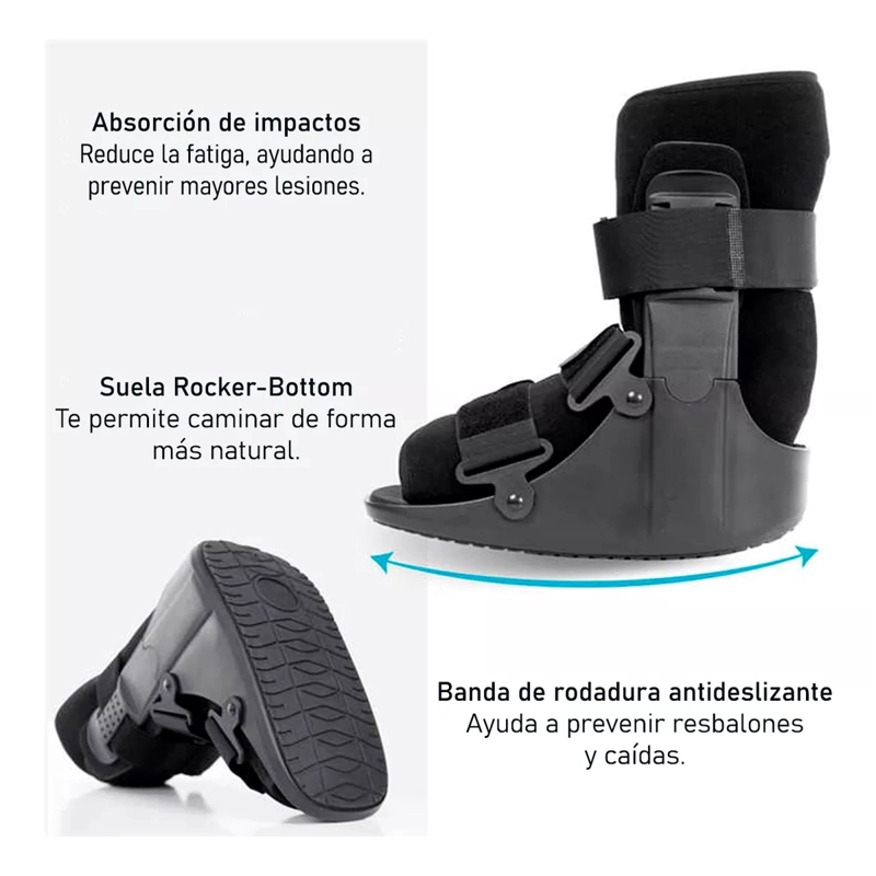 Bota Ortopédica Corta Cam Walker Adultos Premium Oneder TALLA S - 5