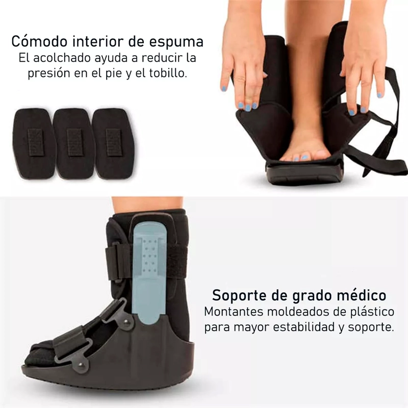 Bota Ortopédica Corta Cam Walker Adultos Premium Oneder TALLA S - 7