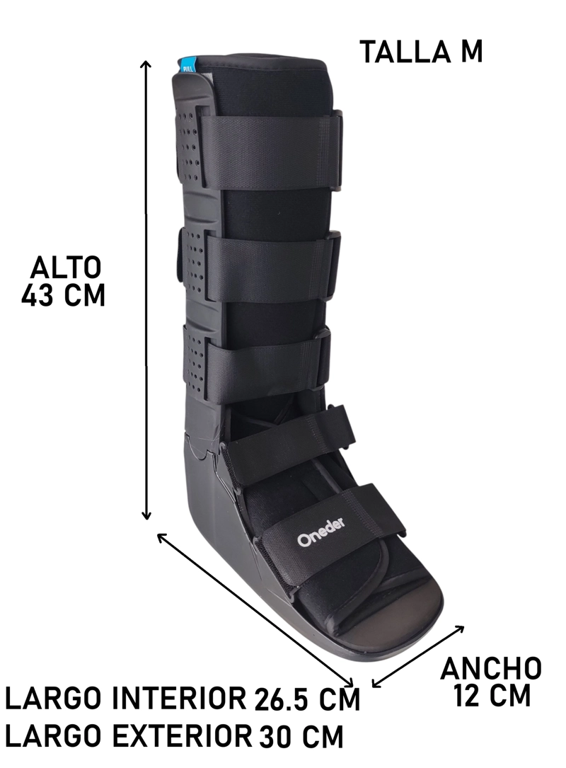 Bota Ortopédica Cam Walker Larga Premium Pie Adulto Oneder Talla M - 2
