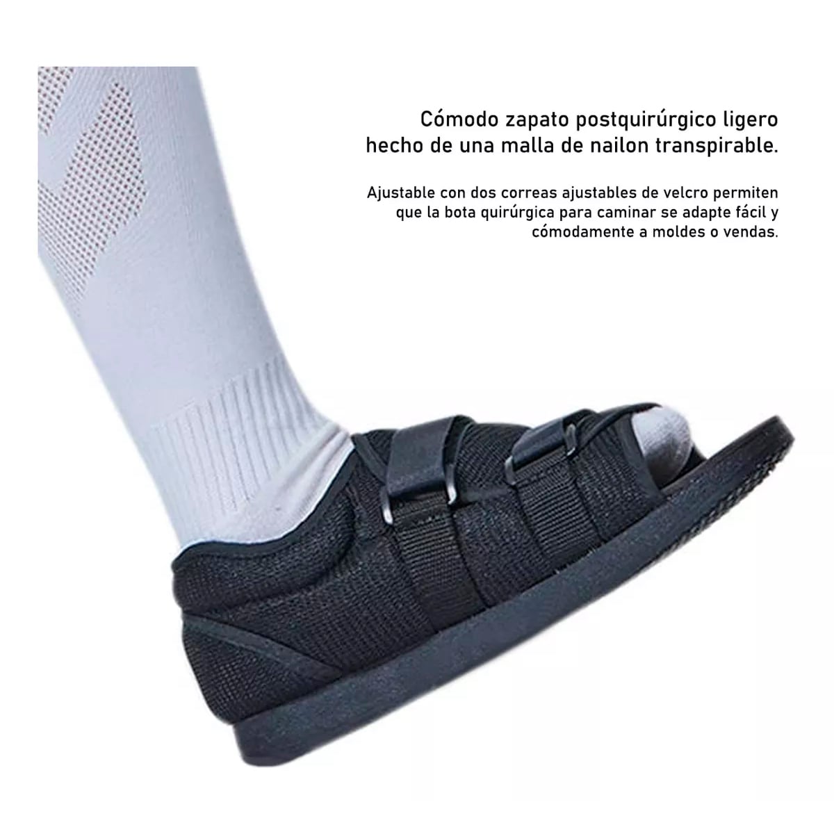 ZAPATO POST OPERATORIO AJUSTABLE AMBIDIESTRO L - 3